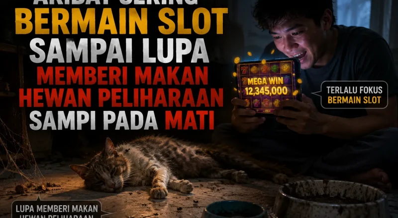 Gara-Gara Terlalu Fokus Bermain Slot Online, Pria Ini Lalai Merawat Hewan Peliharaannya